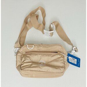Adidas Original Puffer Pouch Magic Beige White Crossbody Fanny Hip Pack